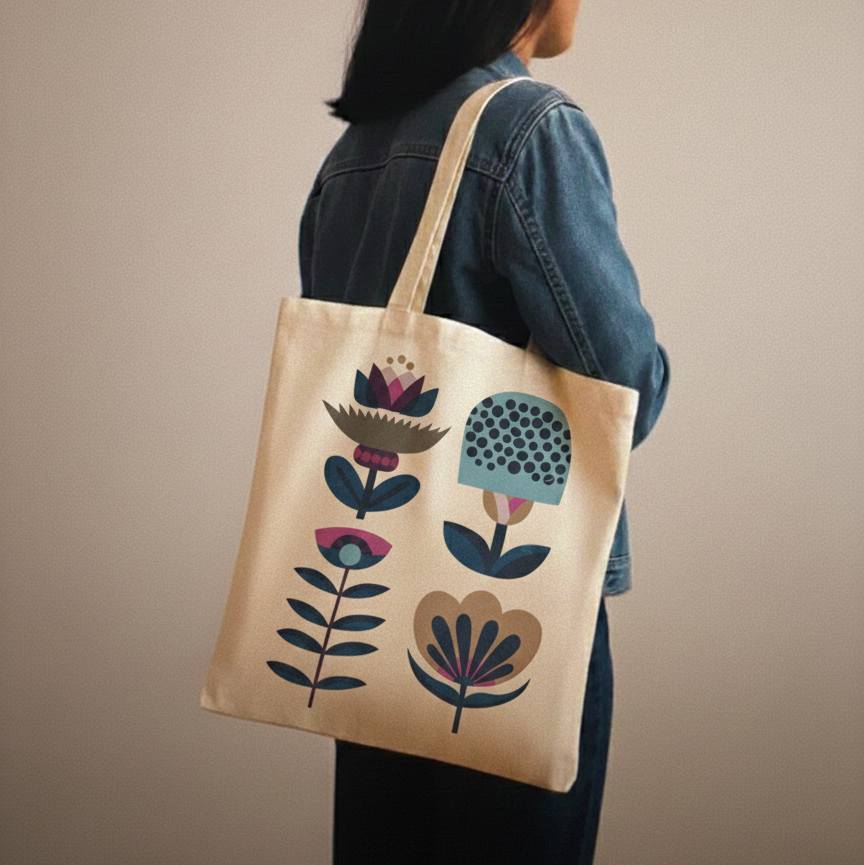 Nordic Garden Tote - Good Dream Design