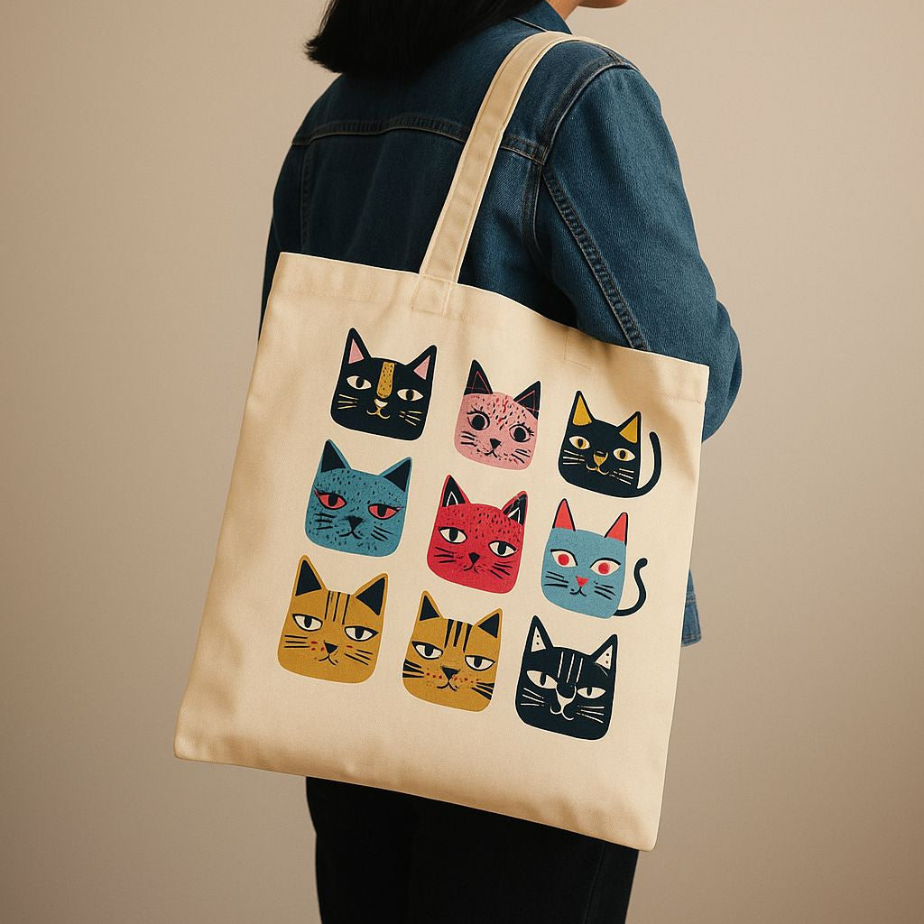 Meow Mood Tote - Good Dream Design