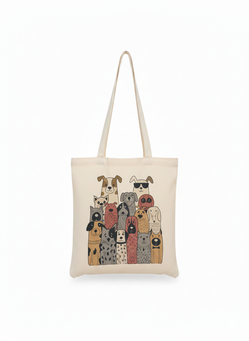 Cute Dogs Tote - Good Dream Design