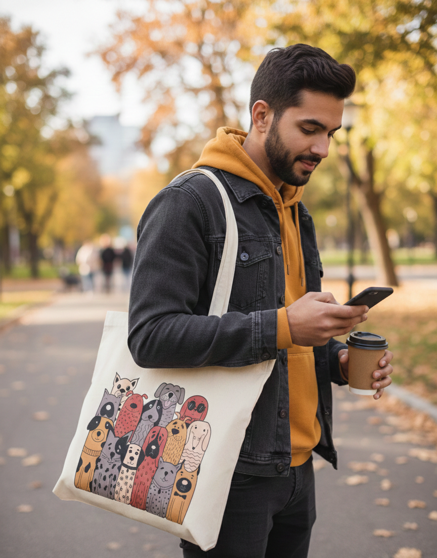 Cute Dogs Tote - Good Dream Design 